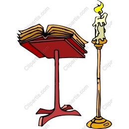 Classic Lectern and Candle