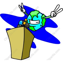 Playful Globe Character