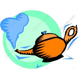 Whimsical Orange Teapot