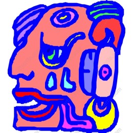 Colorful Abstract Face