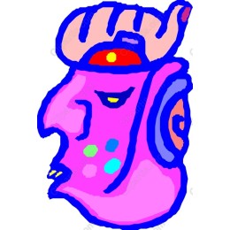 Colorful Abstract Face