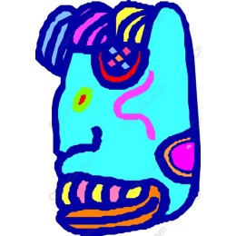 Colorful Abstract Character