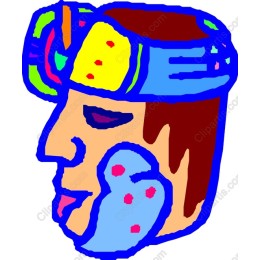 Playful Abstract Face