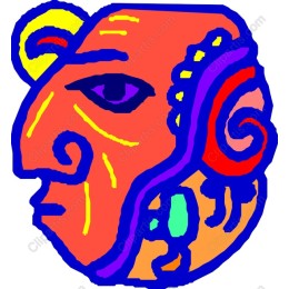 Colorful Abstract Face