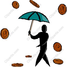 Teal Umbrella Cookie Delight