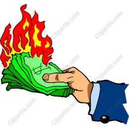 Burning Cash in Hand