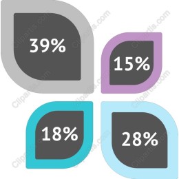 Modern Pie Chart Data Visualization