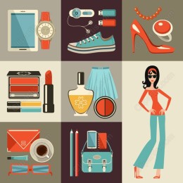 Chic Retro Lifestyle Collage