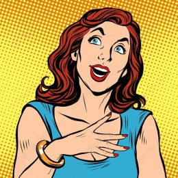 Vibrant Pop Art Woman