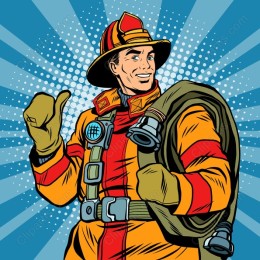 Heroic Firefighter