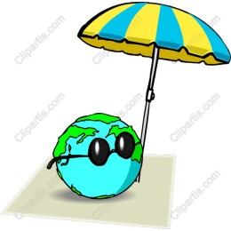 Sunny Globe with Umbrella