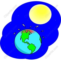 Vibrant Earth and Sun