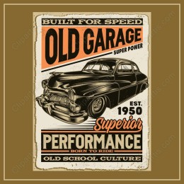 Classic Car Old Garage