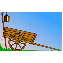 Rustic Wooden Cart