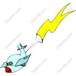 Cheerful Cartoon Airplane