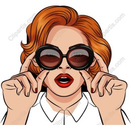 Chic Fashionista in Sunglasses