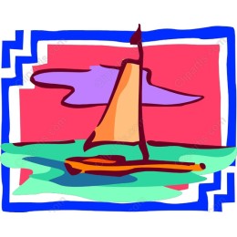 Vibrant Sailboat