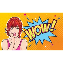 Retro Comic Style WOW!