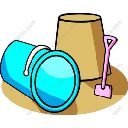 Summer Fun Beach Bucket and Shovel