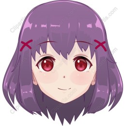 Purple-Haired Character