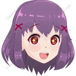 Anime Character with Sparkling Eyes