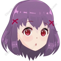 Enchanting Purple-Haired Character