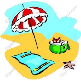 Summer Beach Scene