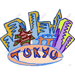 Colorful Tokyo Skyline