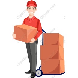 Cheerful Delivery Man
