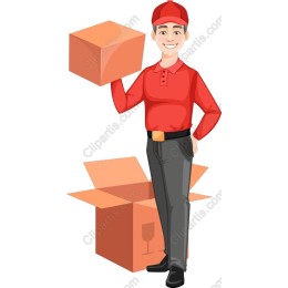 Cheerful Delivery Man