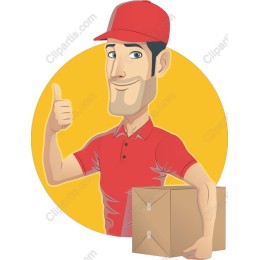 Friendly Delivery Man