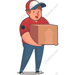 Cheerful Delivery Person