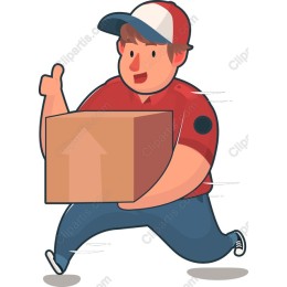 Cheerful Delivery Person