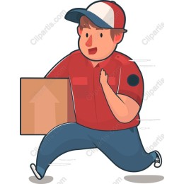 Cheerful Delivery Worker