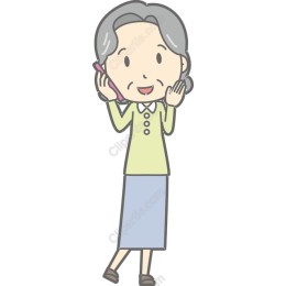 Cheerful Elderly Woman