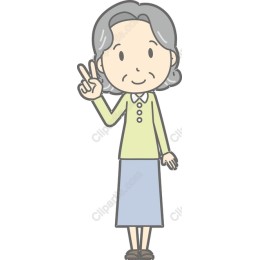 Cheerful Elderly Woman