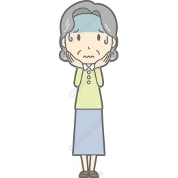 Concerned Elderly Woman
