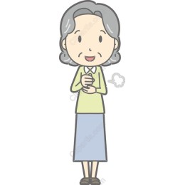 Cheerful Elderly Woman