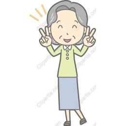 Joyful Elderly Woman