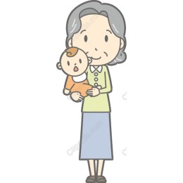 Heartwarming Grandmother and Baby