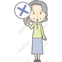 Charming of a Woman with an X Sign
