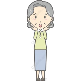 Cheerful Elderly Woman