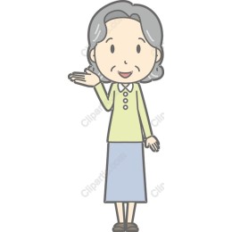 Friendly Elderly Woman