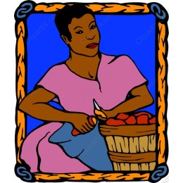 Fruit Harvesting Woman