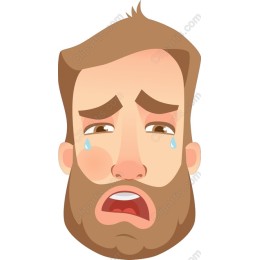 Sad Beard Man