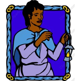 Inspirational Woman with Lantern
