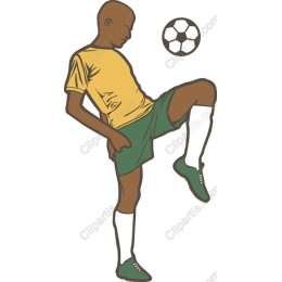 Youth Soccer Player Action