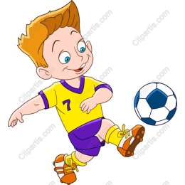 Cheerful Young Soccer Player
