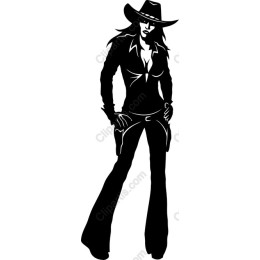 Confident Cowboy Woman