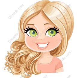 Cheerful Girl in and